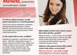Markéta, pracovnice prorodinných služeb, Centrum Kopretina  