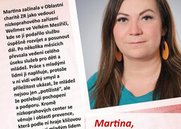 Martina, vedoucí úseku pro děti a mládež