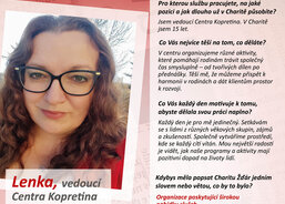 Lenka, vedoucí Centra kopretina