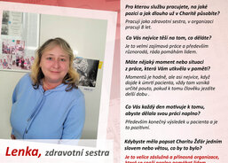Lenka, zdravotní sestra Domácí zdravotní péče
