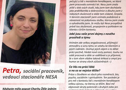 Petra, vedoucí stacionáře NESA, sociální pracovníce