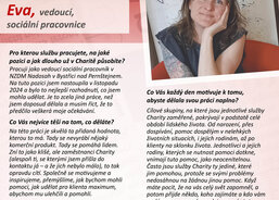 Eva, vedoucí nízkoprahového zařízení Nadosah