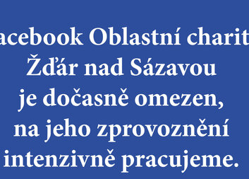 Dočasné omezení našeho Facebooku